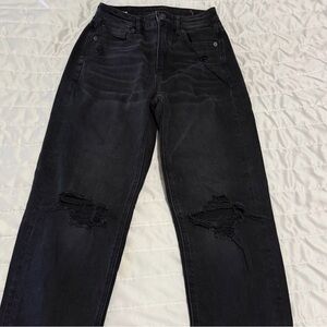 American Eagle Outfitters Black Straight Leg Jeans